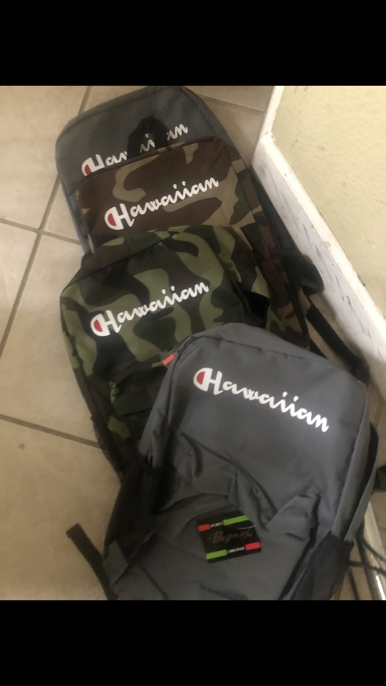 Hawaiian Kanaka Backpacks