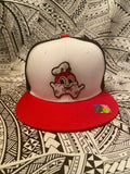Shaka Bee Black Red White Snapback