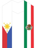 Philippines X Mexico Graduation Stoles