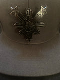3 Stars and Sun Black Hole Metal Philippines Snapbacks