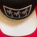 3 PALMS Gray and Black  LIMITED SNAPBACKS