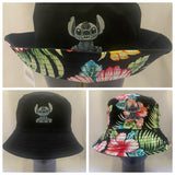 Islander Tattoos Floral Double SidedBucket