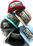 Hawaii Floral Brim Snapback