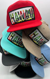 Hawaii Floral Brim Snapback