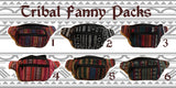 Hawaiian Kanaka Tribal Fanny Packs