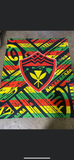 Hawaii Kanaka Rasta Tribal Sherpa Blanket