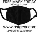 FREE Black Protective masks limit 1 per customer