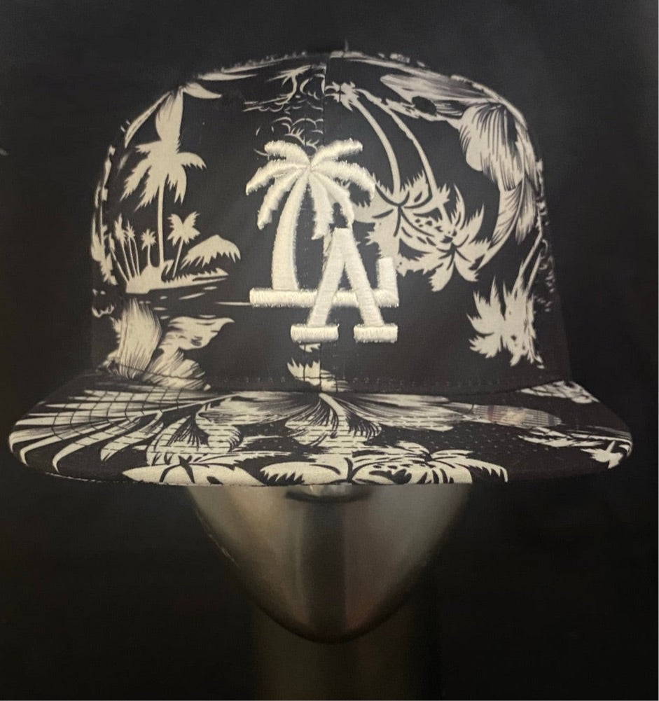 LA Palm BlackFloral Snapback Hat Collection