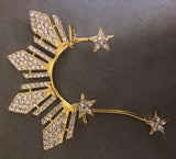 3 Stars and Sun EarCuff Earring