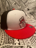 Shaka Bee Black Red White Snapback