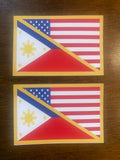 Philippines x USA Sticker