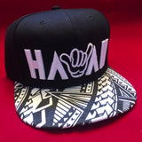 Hawaii shaka tribal Tattoo snapback